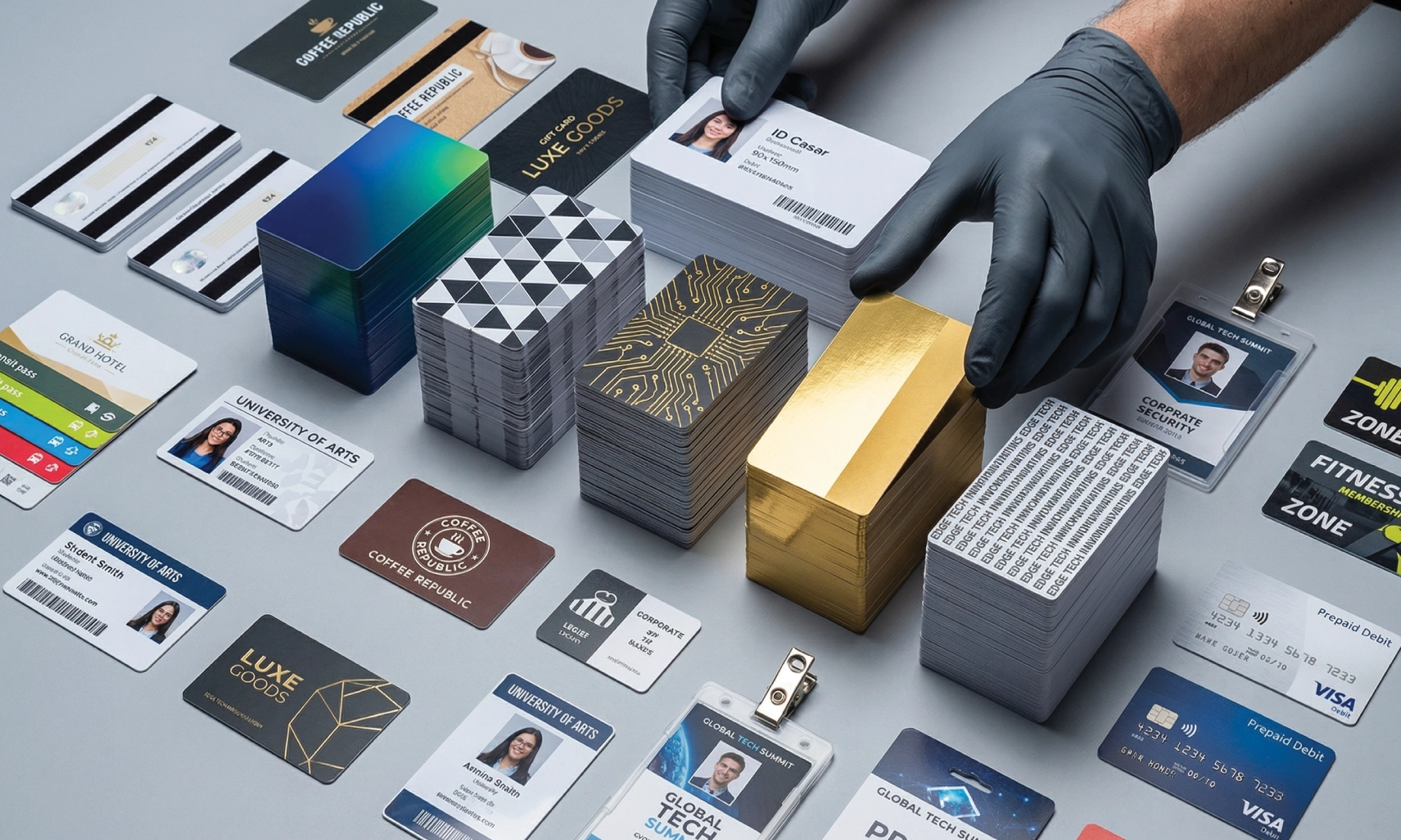 Tarjetas y piezas gráficas personalizadas con ArtisJet TRUST
