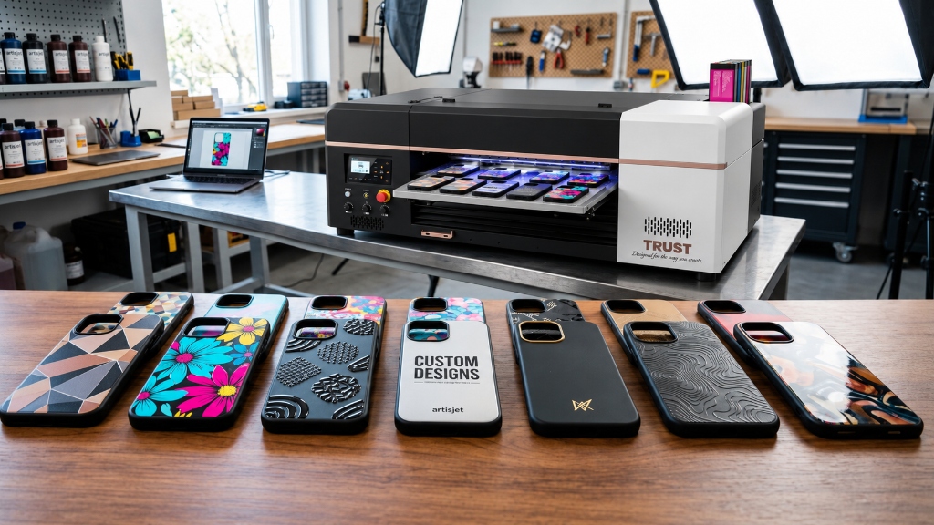 Personalización de fundas de móvil mediante impresión UV ArtisJet